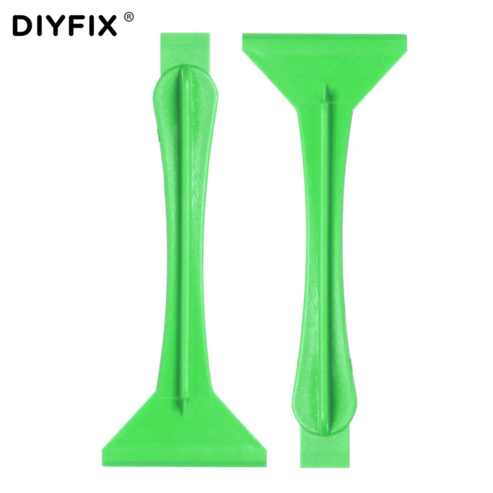 DIYFIX 2Pcs Phone Opening Tools Dual End Spudger Crowbar Pry Bar for iPhone iPod iPad MacBook Laptop PSP Repair Disassemble Tool