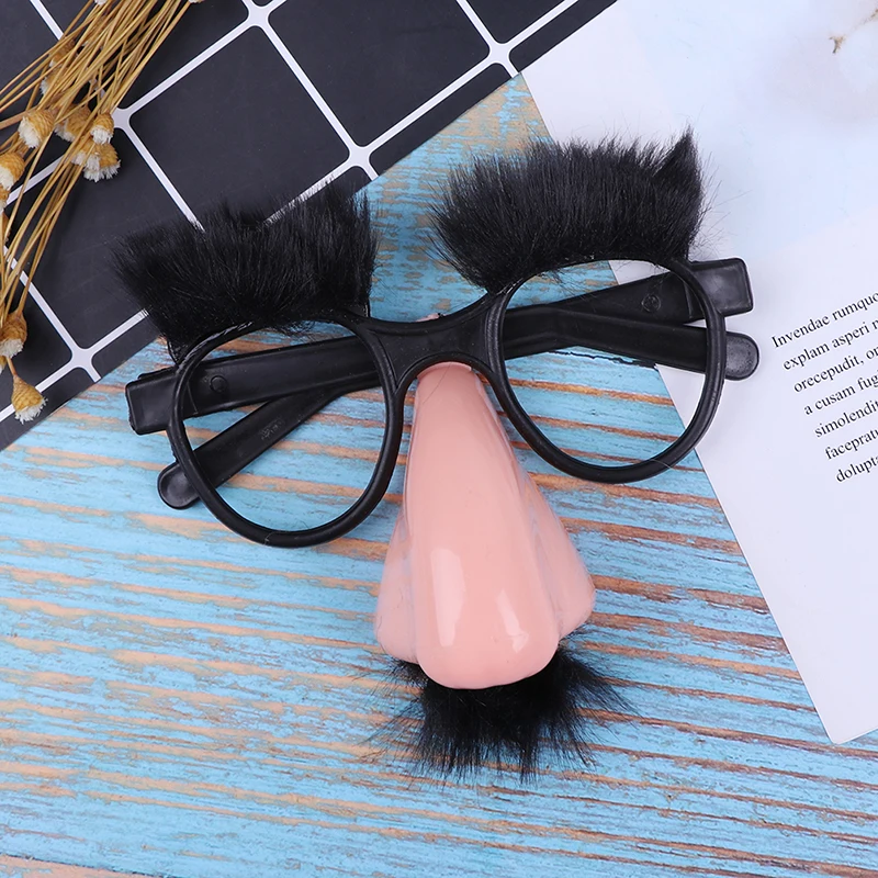 Moustache Glasses Halloween Party Fancy Funny Dress Big Nose Funny Glasses Cosplay Disguise