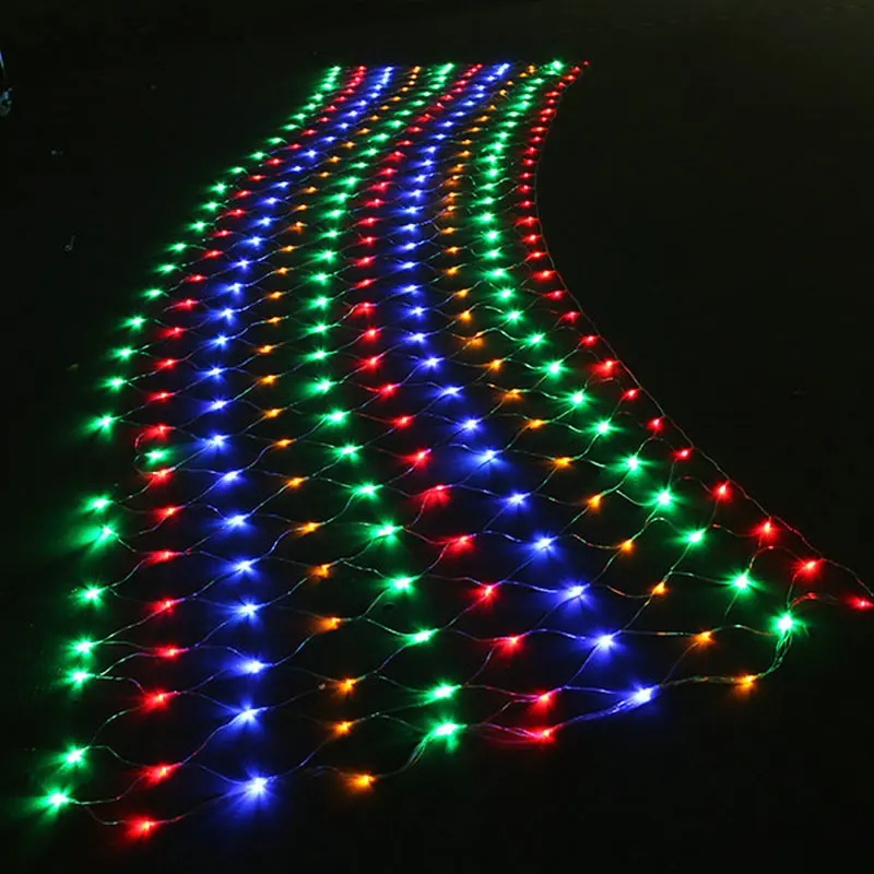 

300LED Net Fairy web String Light twinkle mesh Lighting 4.5m*1.5m Christmas Xmas Wedding Garden Garland tree Decor-Multicolor