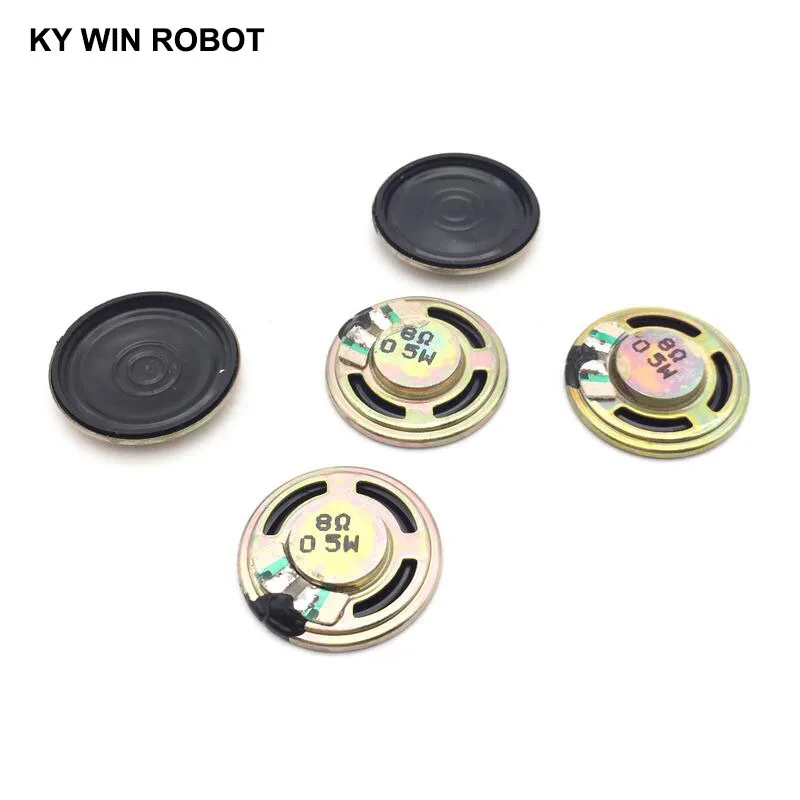 5pcs/lot New Ultra-thin Mini speaker 8 ohms 0.5 watt 0.5W 8R speaker Diameter 23MM 2.3CM thickness 5MM