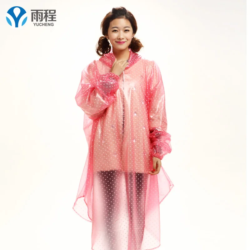 Electric bicycle poncho singleplayer plus size thickening fashion bicycle motorcycle big hat brim transparent raincoat