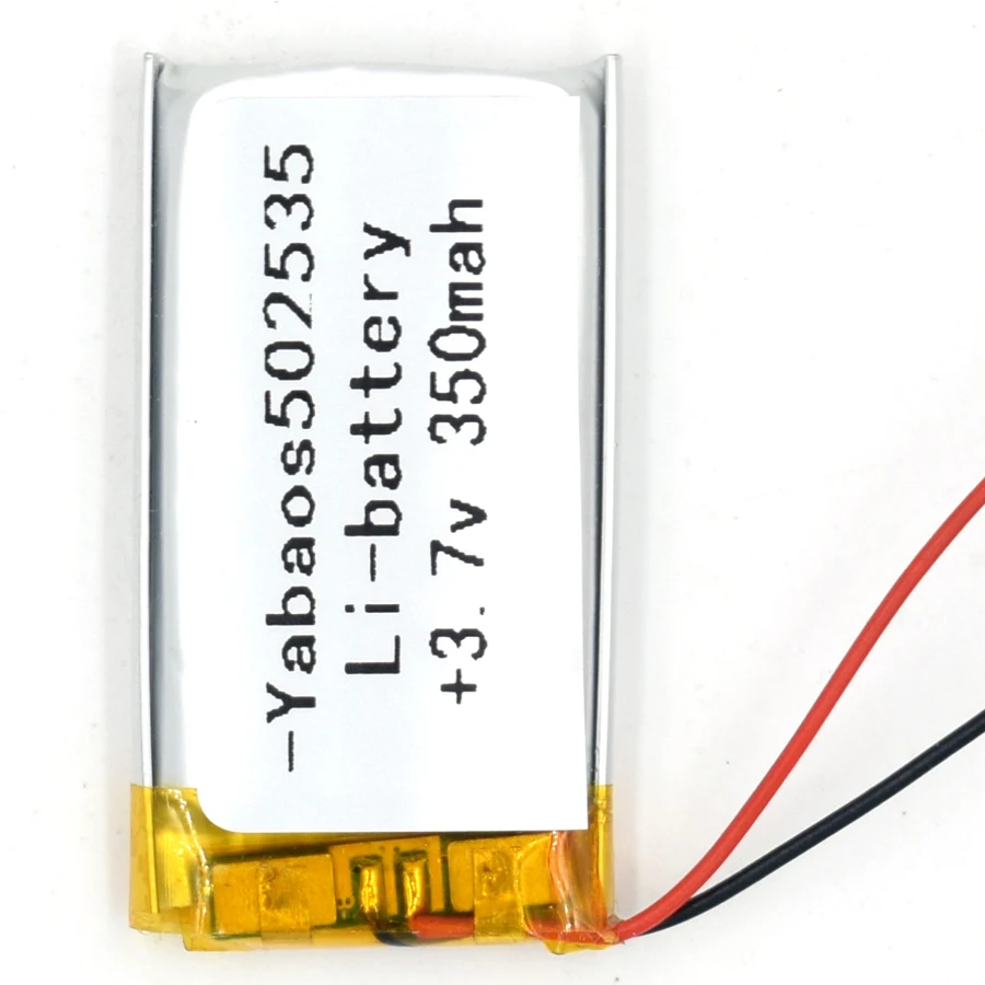3.7V 350 mAh 502035Li-Polymer Rechargeable Battery Li Po ion LI  for GPS Bluetooth MP3 MP4 052035