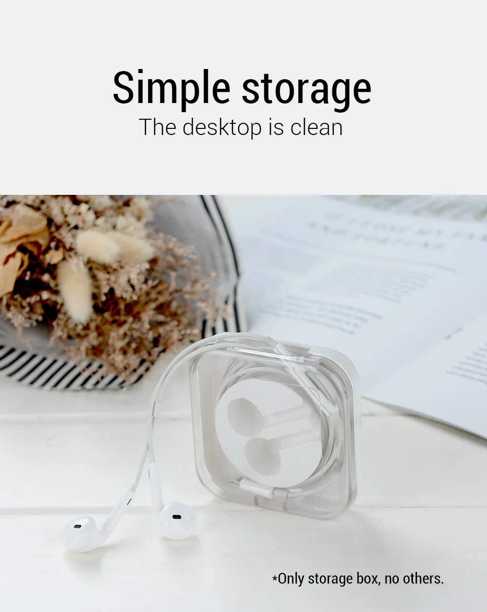PZOZ Aufbewahrungsbox für Apple Watch Ladekabel, kabelgebundene Kopfhörer, USB-C-Kabel, MacBook-Kabelmanagement-Organizer – Detail 4