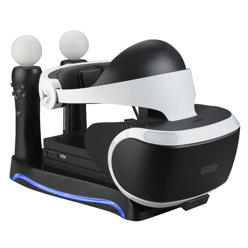 PSVR-حامل سماعة رأس PSVR ، حامل عرض 2 ، شحن وشحن ، شاشة PS4 VR ، PS ، VR ، جهاز التحكم في حركة PS ، شاحن