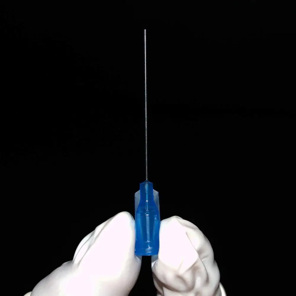 100pcs, Blunt Tip Syringe Needle 22Ga Dispensing Needles With Luer Lock 22G x 1.5inch/38mm.Plastic Injection Needle