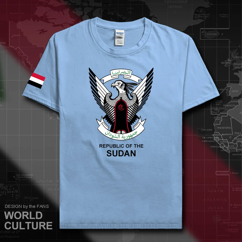 North Sudan Sudanese men t shirt fashion 2018 jerseys nation team 100% cotton t-shirt clothes tees country sporting SDN Islam 20