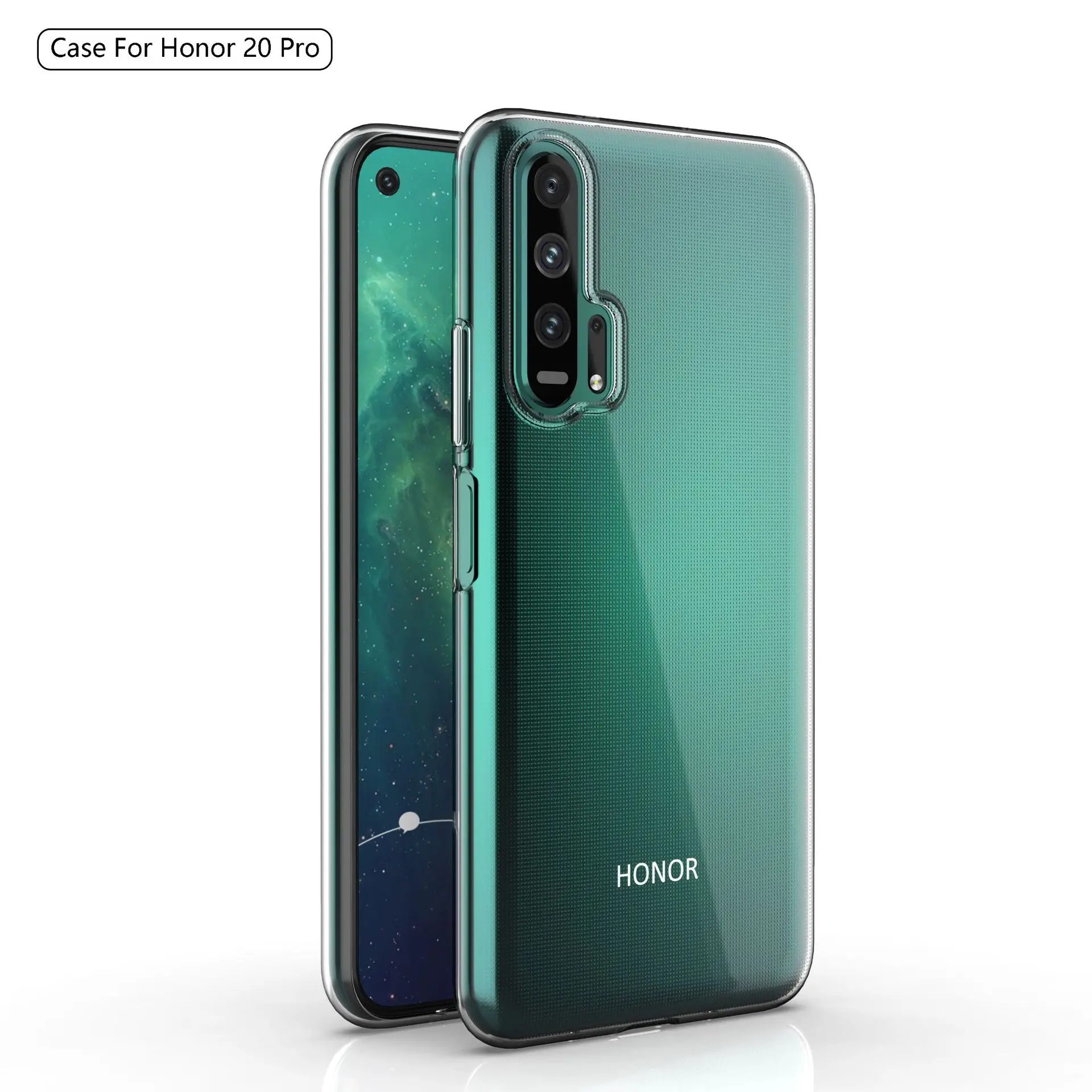 Ultra-thin transparent Soft TPU case For Huawei Honor 20 Pro slim Protective back cover for huawei honor 20 20pro honor20 shell
