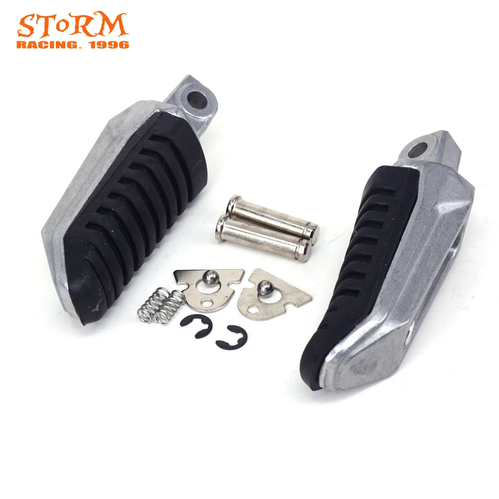 Motorcycle Rear Foot Pegs Footrest Pedals Aluminum For SUZUKI GSX1300R GSX650 GSX1400 GSXR650 V-Strom 650 1000 DL650 DL1000