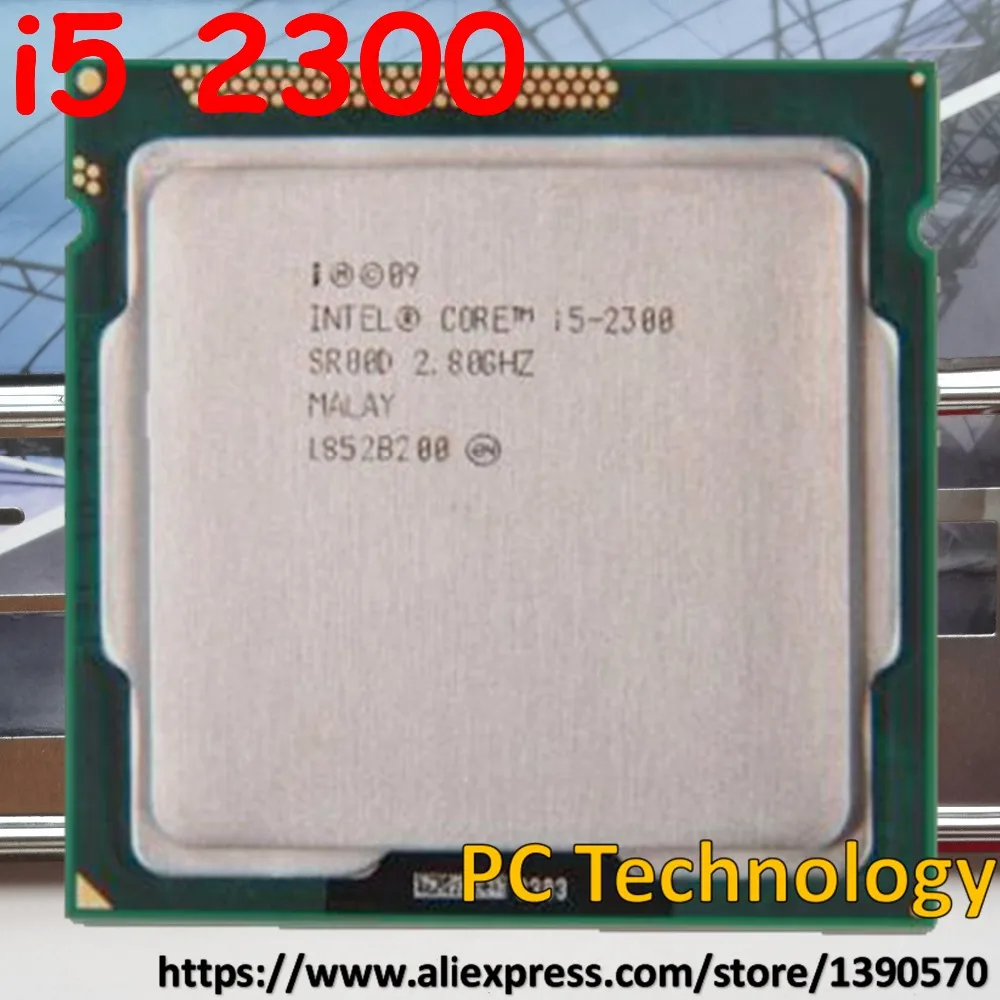 Original Intel CORE Processor i5-2300 CPU 2.8GHz i5 2300 6M LGA1155 95W desktop Quad-Core Free shipping ship out within 1 day