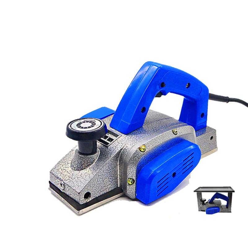

1pc Machine of carpentry and 220v power wood planer High-power multi-function electric planer 1000w