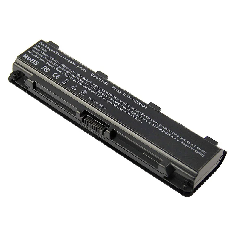 PA5109U-1BRS PA5025U-1BRS 5200mAh 11.1V Laptop Battery For Toshiba Satellite L800 L835 L805 M800 M840 C805 C800 PABAS262