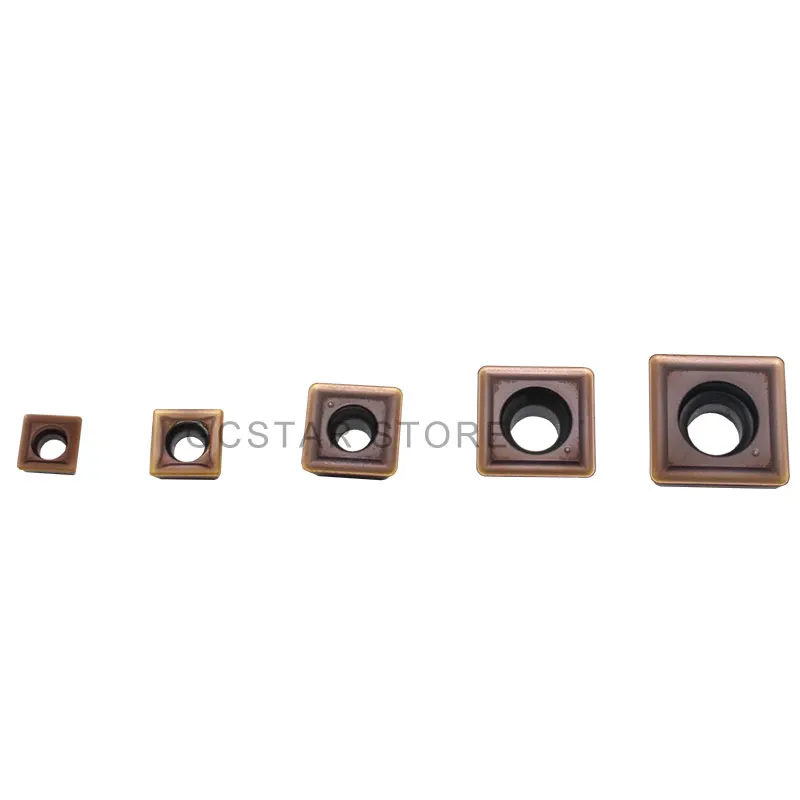 Inserto Indexable para torno Indexable U, 10 piezas, SPMG050204 SPMG060204 SPMG07T308 SPMG090408 SPMG110408