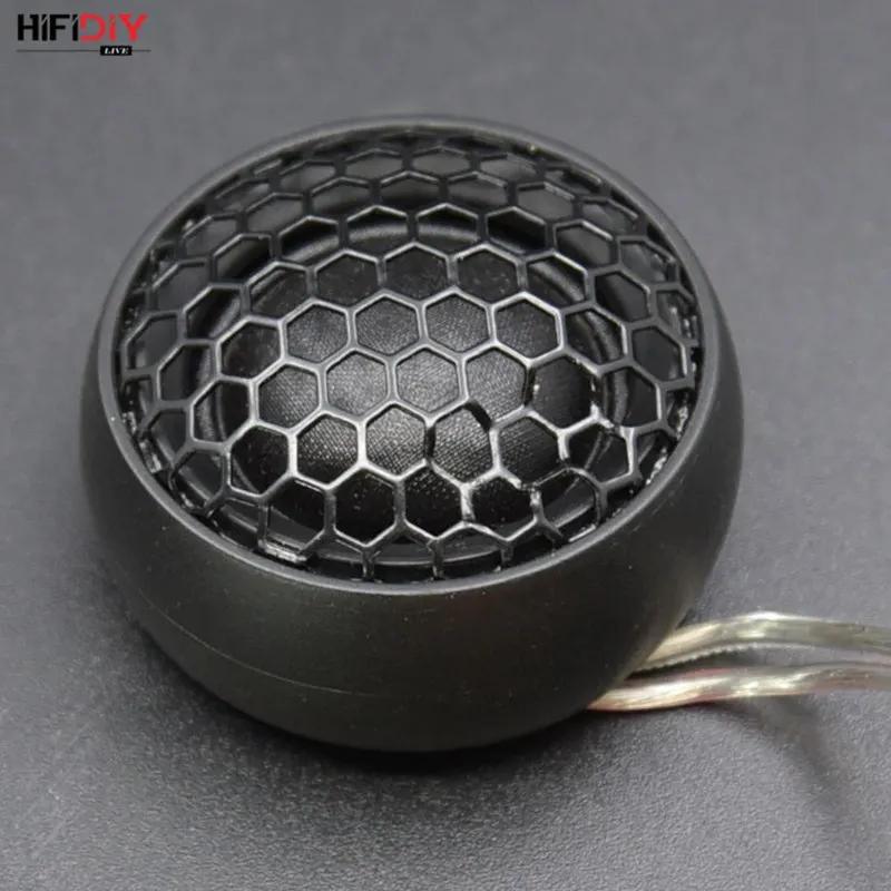 HIFIDIY LIVE Car acoustics audio black silk membrane 1 Inch plastic frame treble speaker unit  4 OHM 30W Loudspeaker NT25