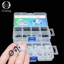 Screw M3 M4 M5 M6 M7 M8 M9 M10 White Silicon NBR O rings Rubber Seal Screw O Ring Silicone Washer Gasket Ring Assortment Set