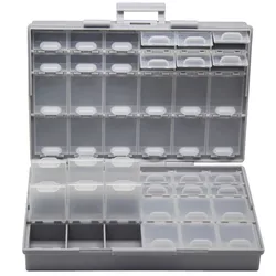 AideTek surface mount Electronics Storage Cases & Organizers plastics compartment tinyassortmt box resistor capacitor BOXALL48