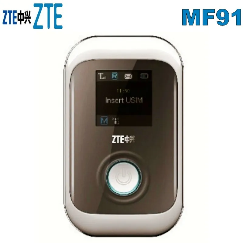 

Brand New ZTE MF91 LTE 100Mbps ZTE MF91 4G LTE Pocket WiFi Router And Mobile WiFi Hotspot