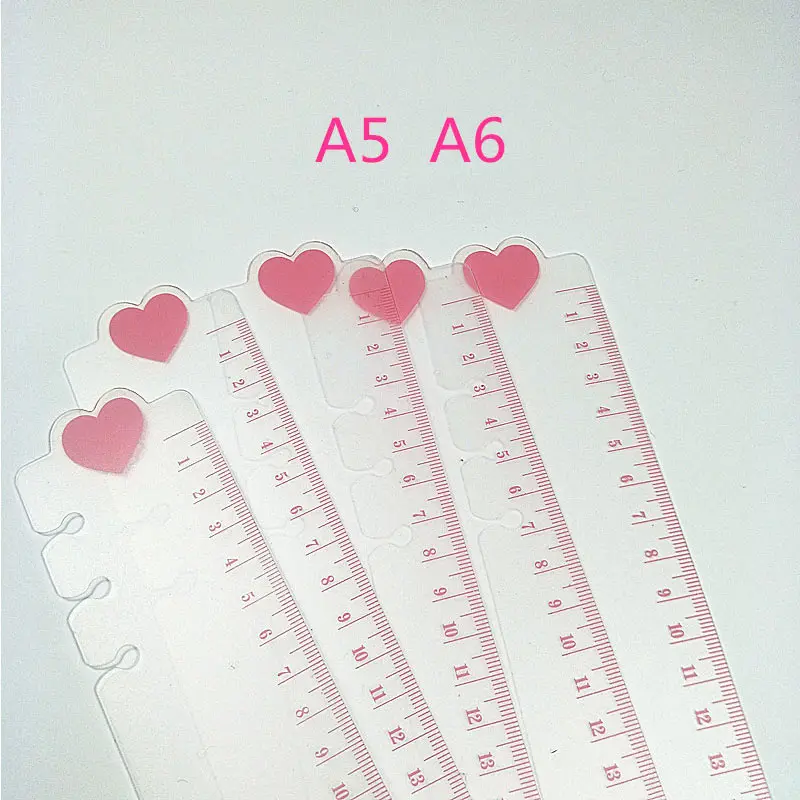 

Ruler A5 A6 Love Frosted Planner Agenda Dokibook For 6 Holes Loose Leaf Spiral Notebook Organizer Sketchbook Accessories