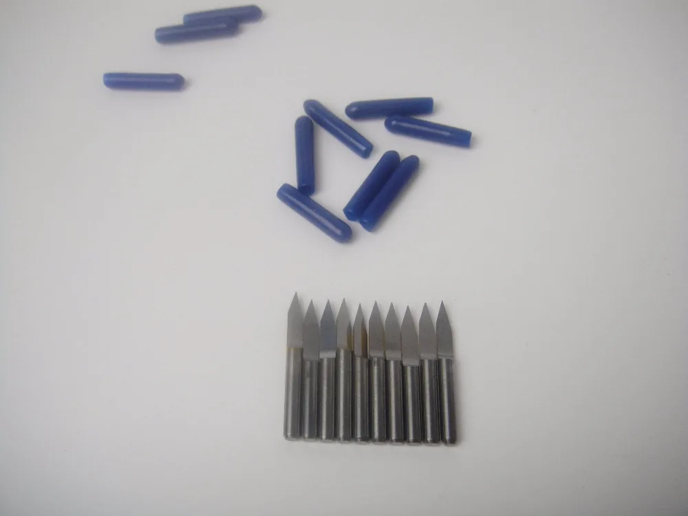 Broca de tungstênio 3.175mm, broca em formato de v de carboneto, pcb, brocas de gravação, ferramenta de roteador cnc, tamanho de entalhe acrílico j3.3001, com 10 peças