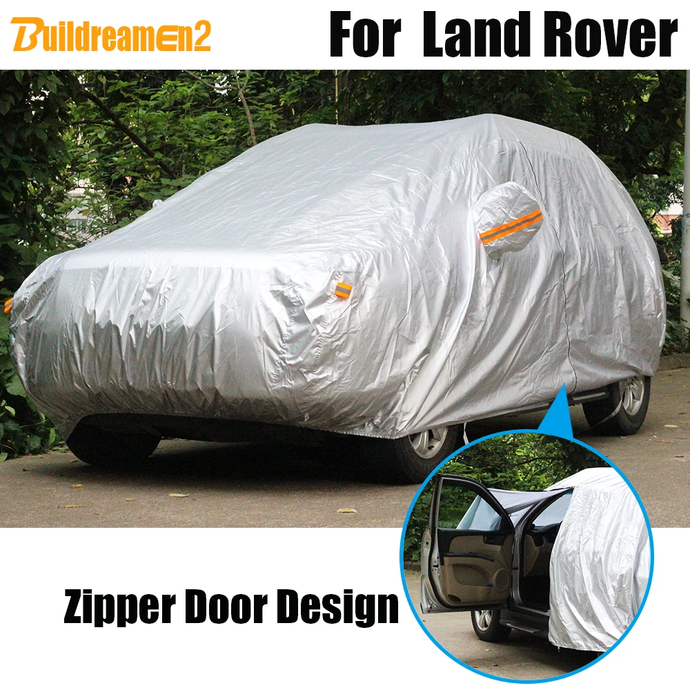 Buildreamen2 Full Car Cover Sun Rain Snow Dust Resistant Cover Waterproof For Land Rover Evoque Freelander Discovery Range Rover