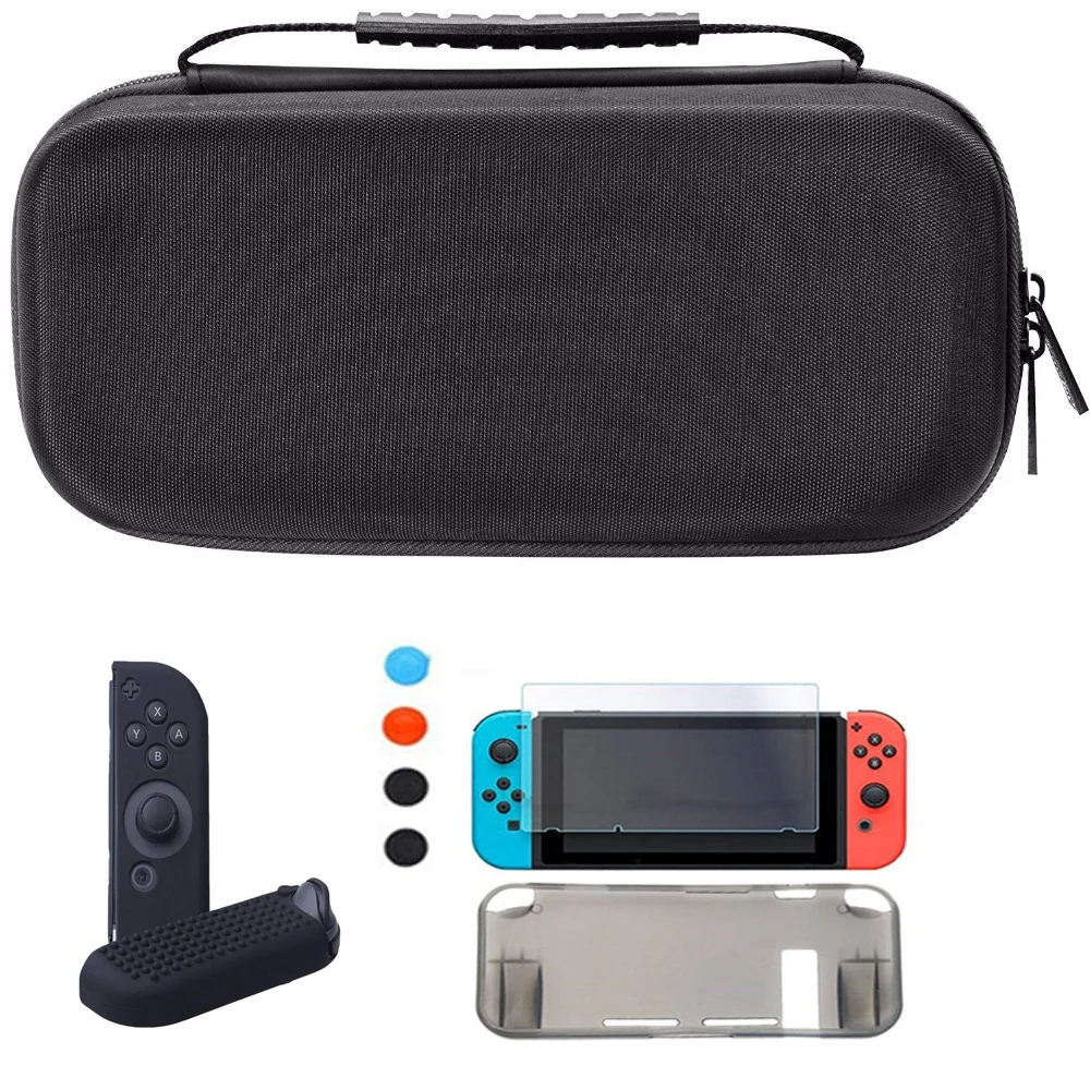 Storage Bag for Nintend Switch Nintendo Switch Console Handheld Carrying Case 19 Game Card Holders Pouch For Nintendoswitch