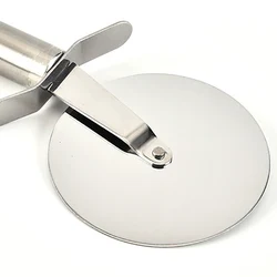 Stainless Steel Round Pizza Cutter Cake Knife Tools Pizza Wheels Scissors Ideal for Pizza Pies Waffles and Dough Cookies