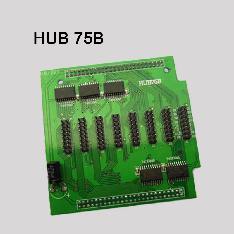 풀 컬러 LED 디스플레이 화면 제어 시스템용 Hub75B 카드 어댑터, LINSN RV201 수신 카드 사용