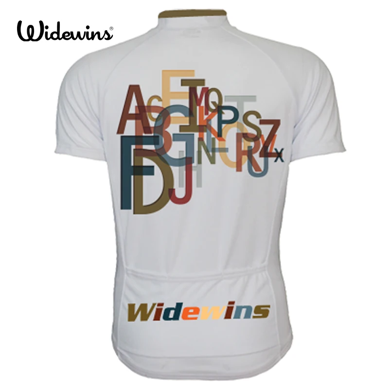 widewins Letter Women Cycling Jersey Short Sleeve Cycling Summer Breathable Bike Shirt Sportswear Clothing Tops 7046