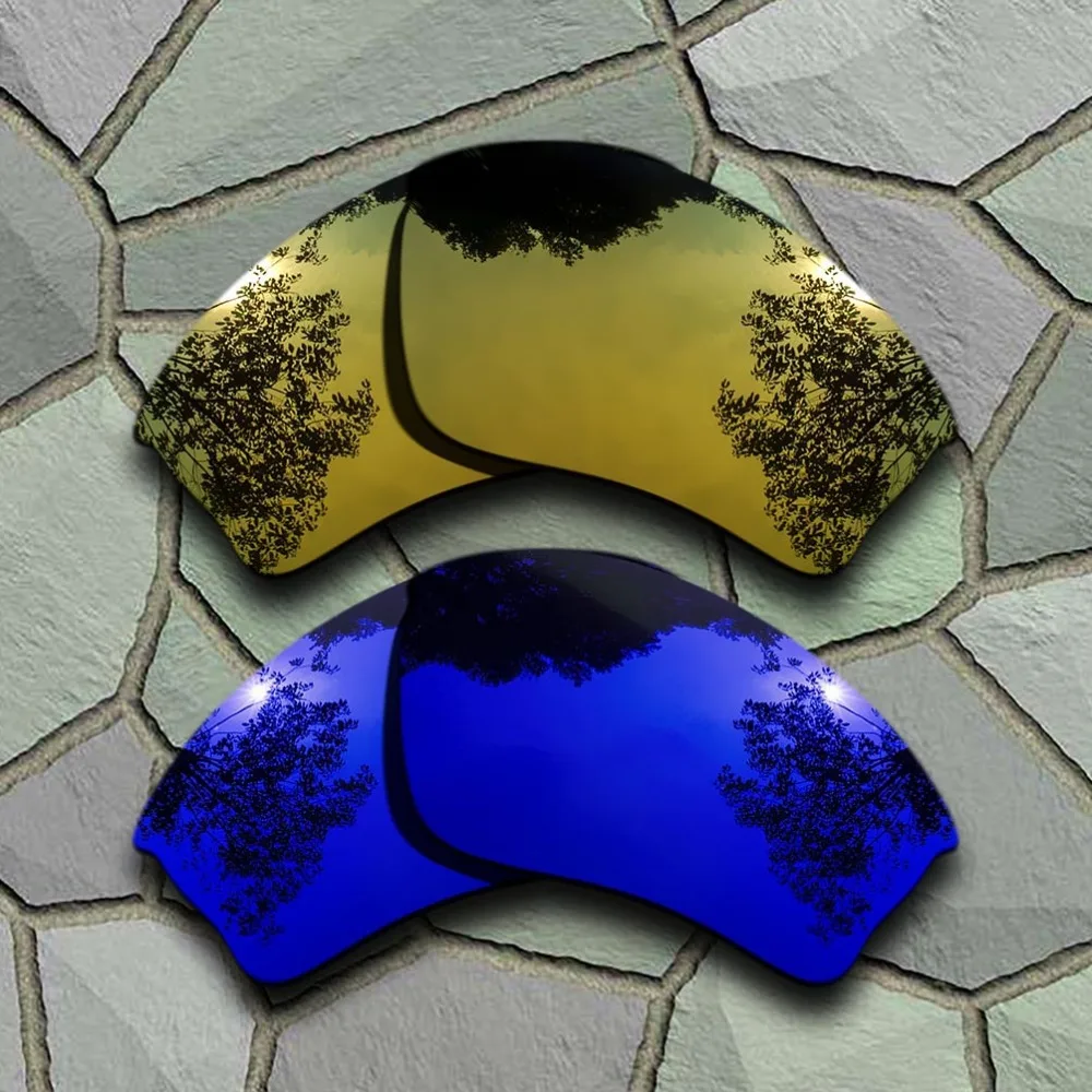 

Yellow Golden&Violet Blue Sunglasses Polarized Replacement Lenses for Oakley Half Jacket XLJ