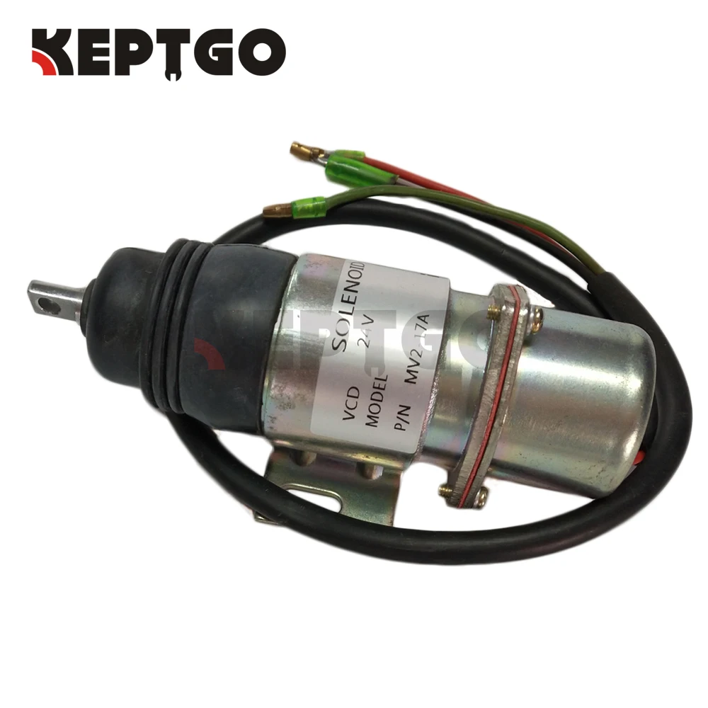 24v, MV2-17A, 1819100520, 1-81910-052-0, Z1819100520 Stop Solenoid Fit For Engine 4JG1 4JG2 6BG1 6BB1