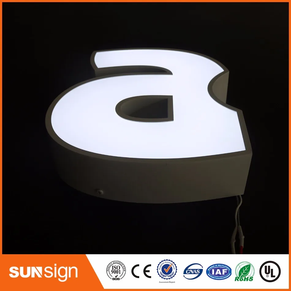 Factory Outlet Outdoor Acrylic LED luminous letter sign