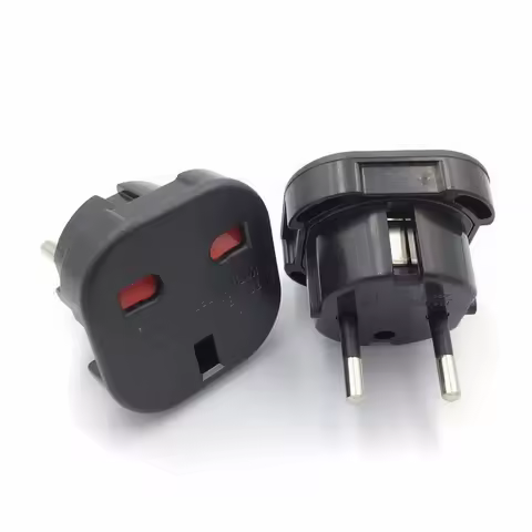 1pcs UK to EU Socket Adapter 220V Euro Travel Plug Converter AC Wall Charger Power Adapter UK British Adapter Electrical Outlets