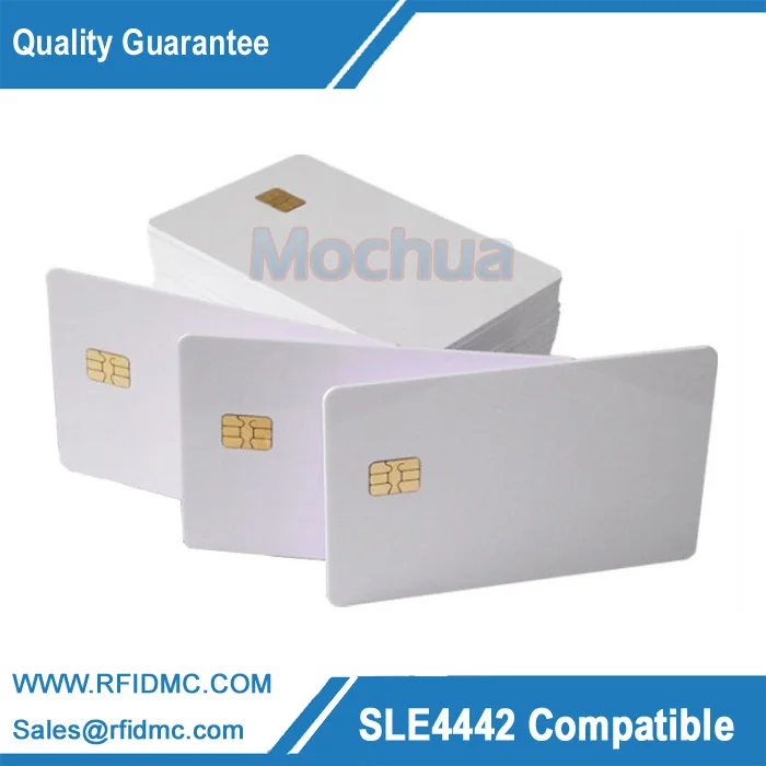 Contact SLE4442 Chip ISO7816 PVC Smart IC Card -10pcs