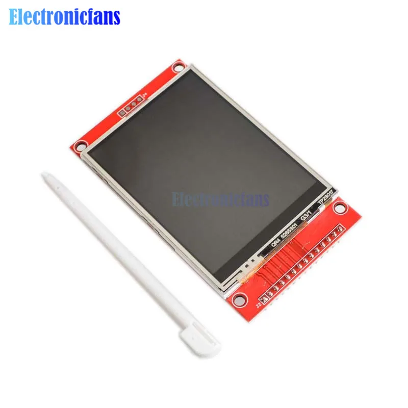 3.2 inch 320*240 TFT LCD Module Display Screen with Touch Panel Driver IC ILI9341 240(RGB)*320 SPI Interface (9 IO) for MCU