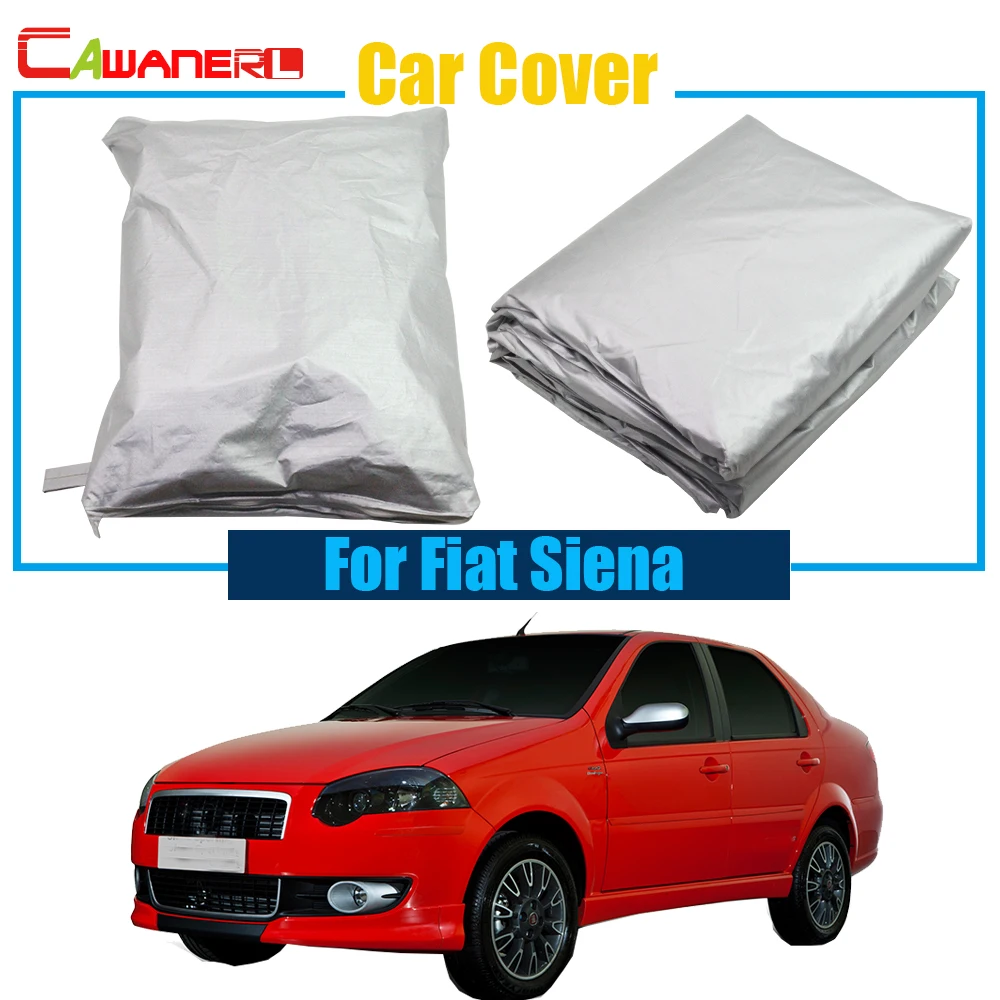 

Cawanerl Car Cover Sun Shade Rain Snow Resistant Protection Anti UV Cover For Fiat Siena Free Shipping !