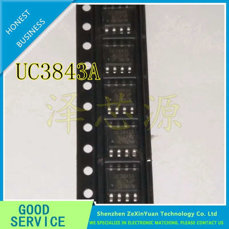 20PCS/LOT UC3843AN UC3843A UC3843 3843 SOP-8 SWITCH POWER SUPPLY CONTROLLER