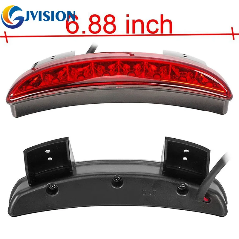 Red Chopped Fender Edge LED Tail Brake Running Light For Motorcycle Iron 883 XL 883N XL 1200N