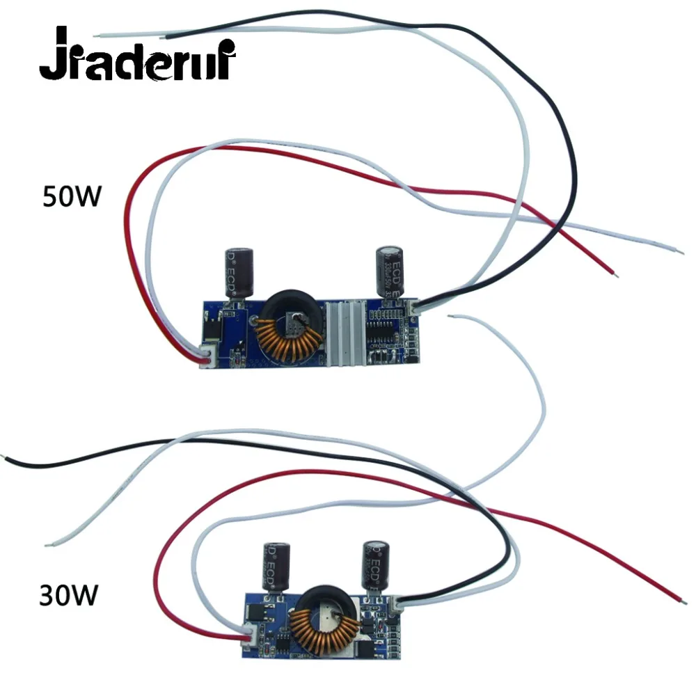 Jiaderui LED 30W 50W Low Voltage Power Supply High Quality DC 12V - 24V to DC 25 - 40V Constant Current LED Driver