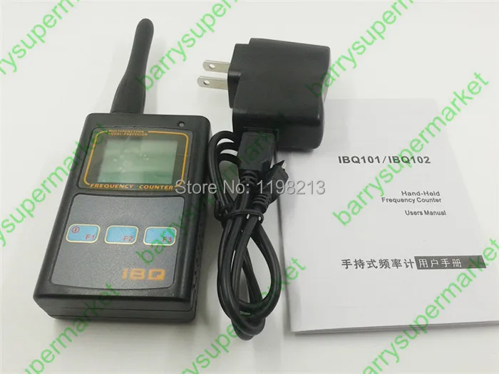 Upgraded Two Way Radio Frequency Counter IBQ102 Wide Test Range 10MHz-2600MHz Sensitive Portable Frequency Meter