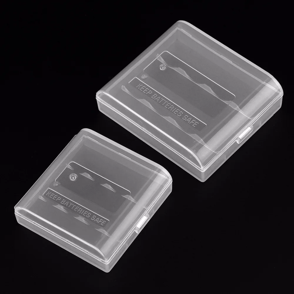 Ящики для хранения батарей Soshine, ПВХ, 7 различных прозрачных, жестких, пластиковых, с крючком, для батарей 18650, 26650, AA, AAA