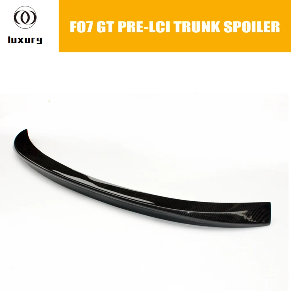 AC Style F07 GT Carbon Fiber Rear Trunk Spoiler for BMW F07 Gran Turismo GT 535i 550i 520d 530d 535d Pre-Lci 2010 - 2013