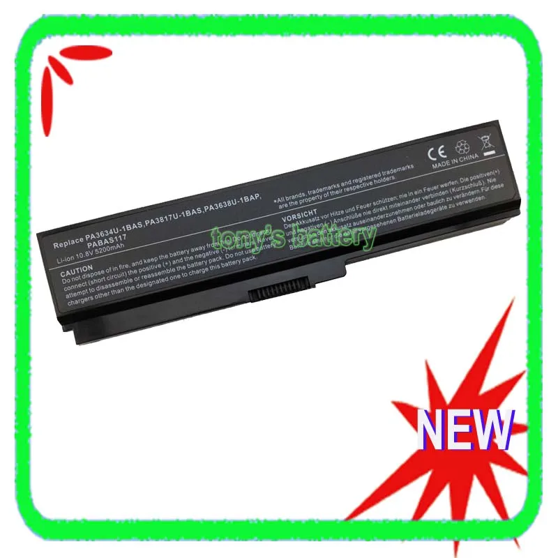 

5200mAh PA3817U-1BRS Battery For Toshiba Satellite M505 M600 M645 M505D C650 C650D C655 C660 L740 L745 L750 L770