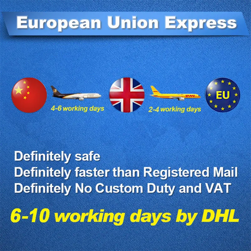 The European Union Express No Custom Duty NO VAT