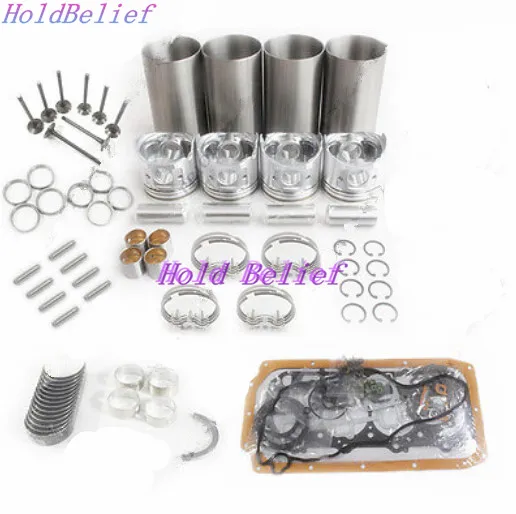 For 4B3.9 4T-390 Overhaul Rebuild Kit Set Fit For CASE 580K BACKHOE LOADER