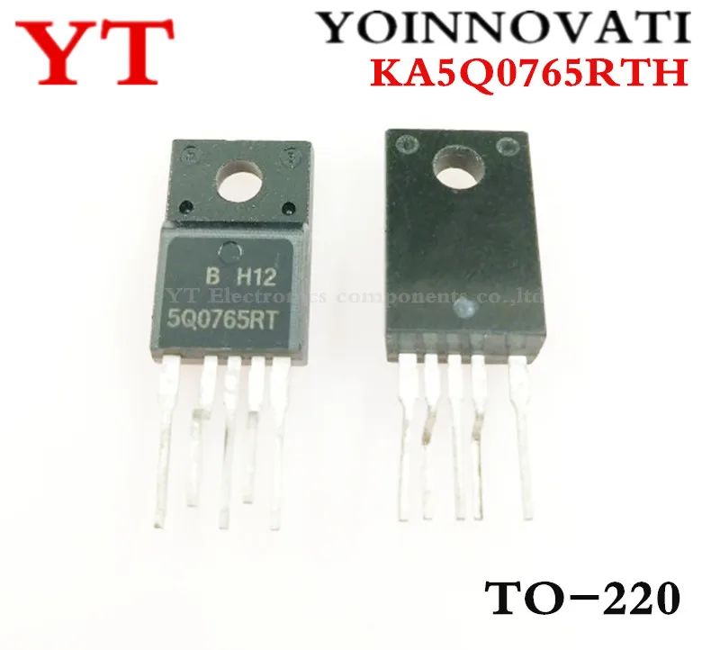 10PCS KA5Q0765RTH KA5Q0765 5Q0765 0765 5Q0765RT IC FPS SWITCH CTV TO-220F-5