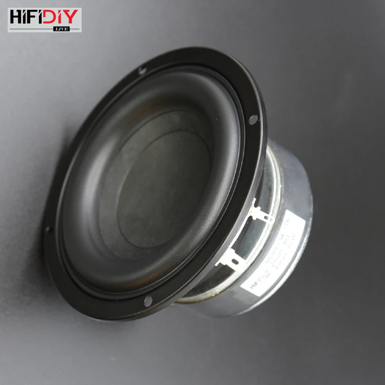 HI-FI DIY S4-116 4.5 inch 60W AUDIO Round Woofer Speaker High power BASS Home Theater 2.1 Subwoofer Unit 2 Crossover Louspeakers