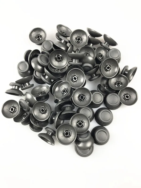 50pcs PS4 Copertura Analogica 3D Pollice Spiedi Fungo Joystick Thumbstick Cap Per Sony PlayStation 4 PS4 Controller di Ricambio di Riparazione