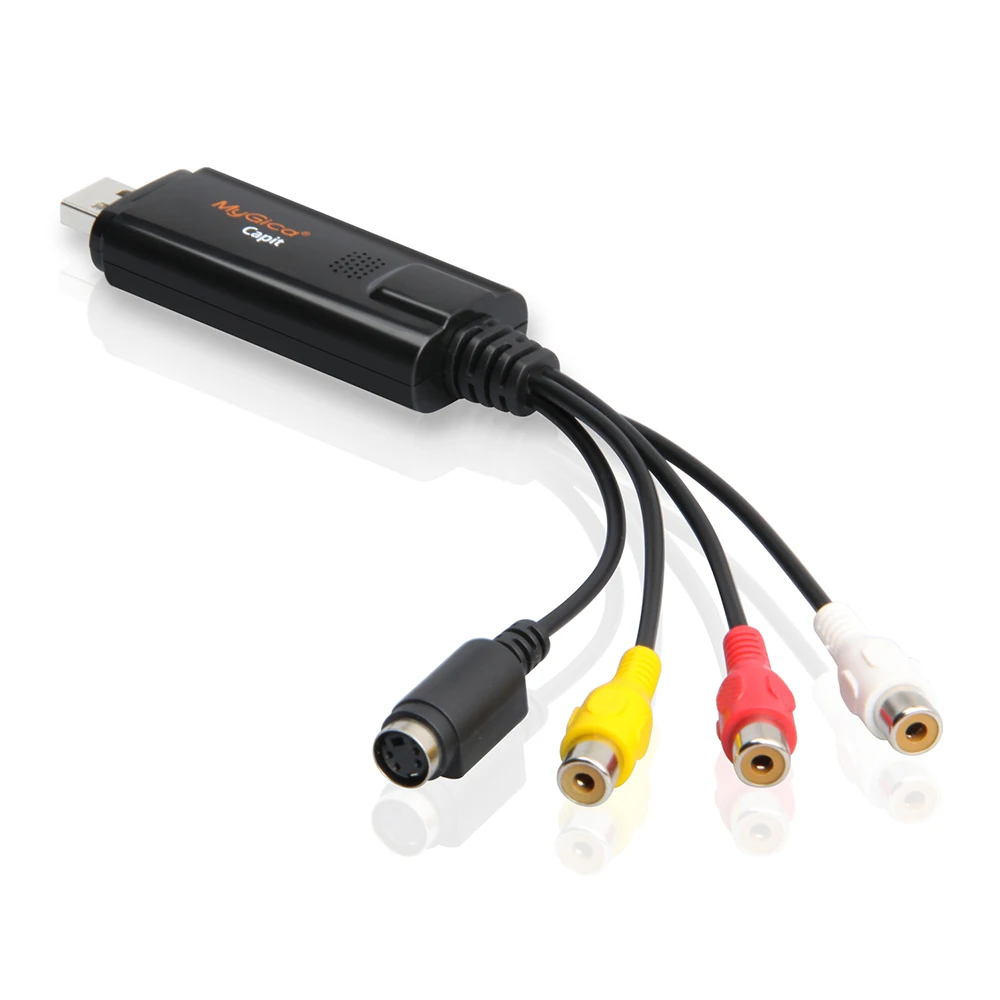 Geniatech MyGica Capit USB Video Capture Analog Video to Digital, Convert VHS Composite and S-Video to USB on PC