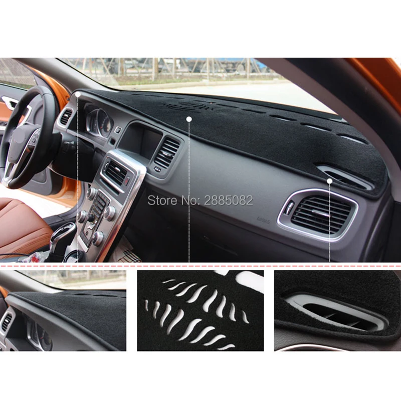 APPDEECar Dashboard Cover Dash Mat For Ford Focus 2 MK2 2005 2006 2007 2008 2009 2010 2011 Non-slip Carpet Dashmat Sun Cover Pad