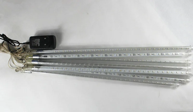 10 أنبوب سلسلة 50 سنتيمتر 2835SMD 520LED النيزك دش الأمطار ضوء مصباح الحفلات المتتالية فلاش مصباح عيد الميلاد عيد الميلاد حديقة شجرة ديكور