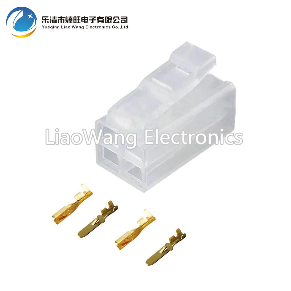 

10 комплектов, автомобильный коннектор, 4 отверстия, пластиковый корпус и клемма